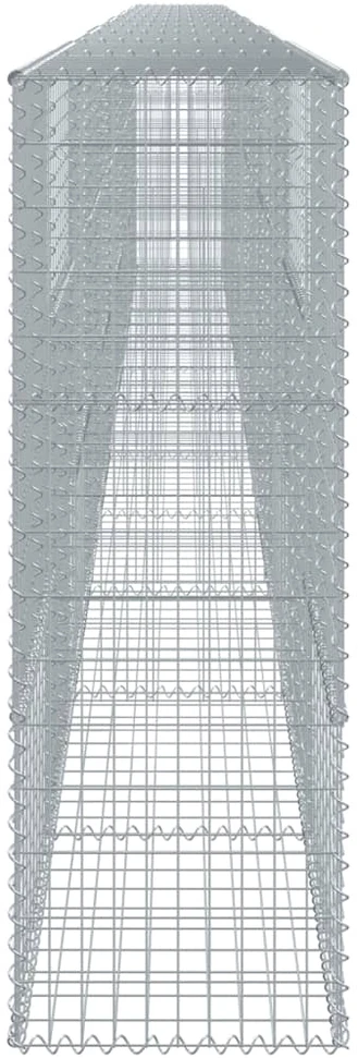 Gabiono krepšys su dangčiu, 1100x50x150cm, galvanizuota geležis