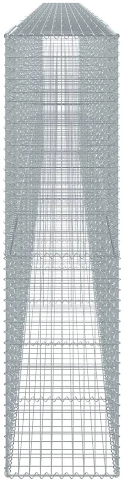Gabiono krepšys su dangčiu, 1100x50x200cm, galvanizuota geležis
