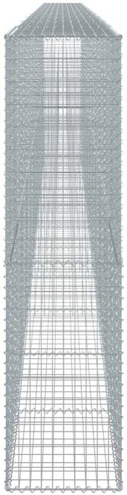 Gabiono krepšys su dangčiu, 1100x50x200cm, galvanizuota geležis