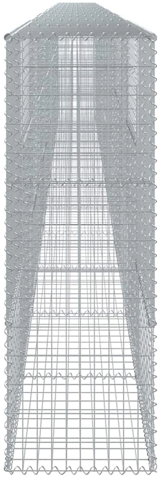 Gabiono krepšys su dangčiu, 1200x50x150cm, galvanizuota geležis