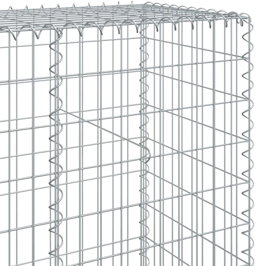 Gabiono krepšys su dangčiu, 1200x50x200cm, galvanizuota geležis
