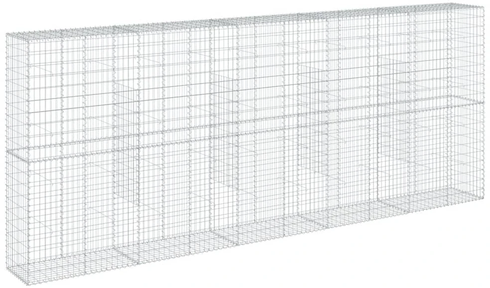 Gabiono krepšys su dangčiu, 500x50x200cm, galvanizuota geležis