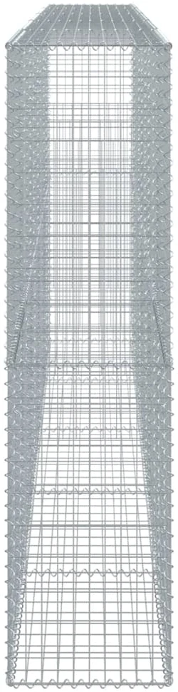 Gabiono krepšys su dangčiu, 500x50x200cm, galvanizuota geležis