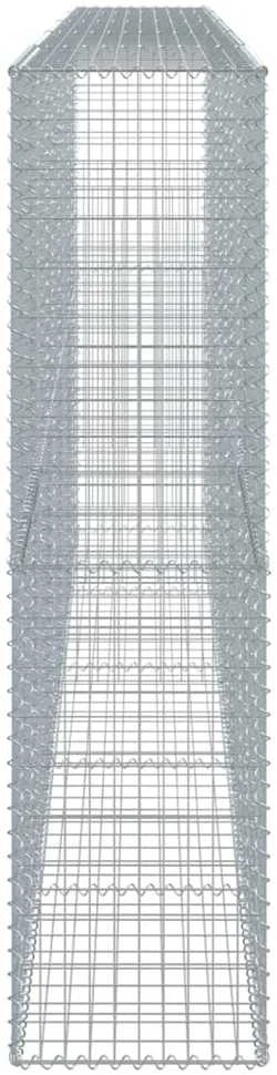 Gabiono krepšys su dangčiu, 500x50x200cm, galvanizuota geležis