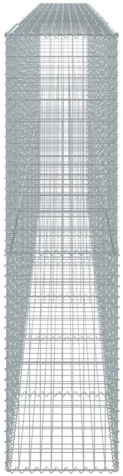 Gabiono krepšys su dangčiu, 700x50x200cm, galvanizuota geležis