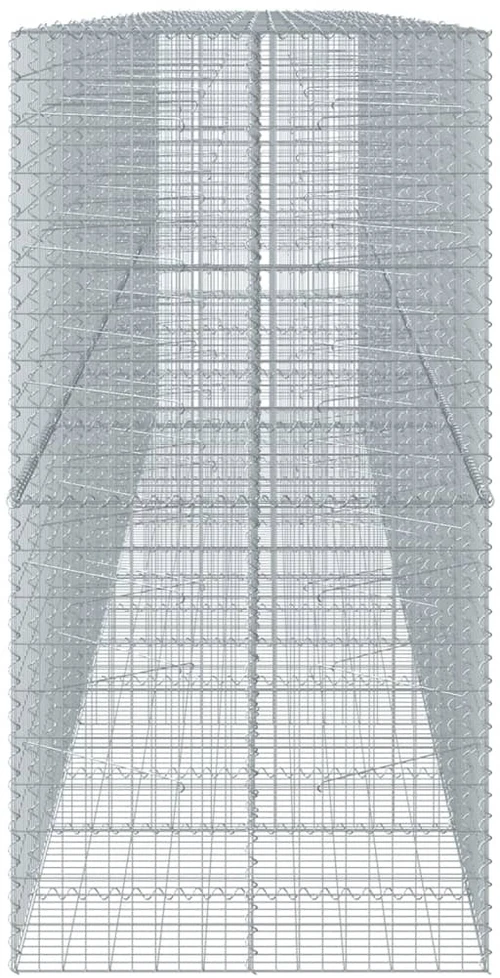 Gabiono krepšys su dangčiu, 800x100x200cm, galvanizuota geležis