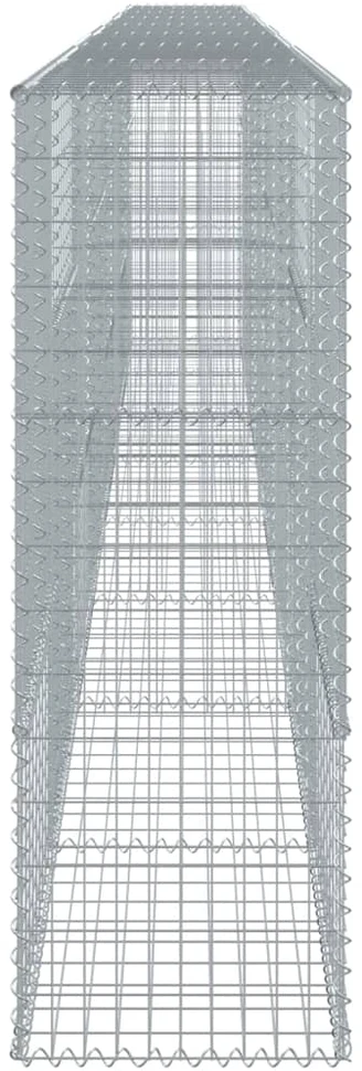 Gabiono krepšys su dangčiu, 800x50x150cm, galvanizuota geležis