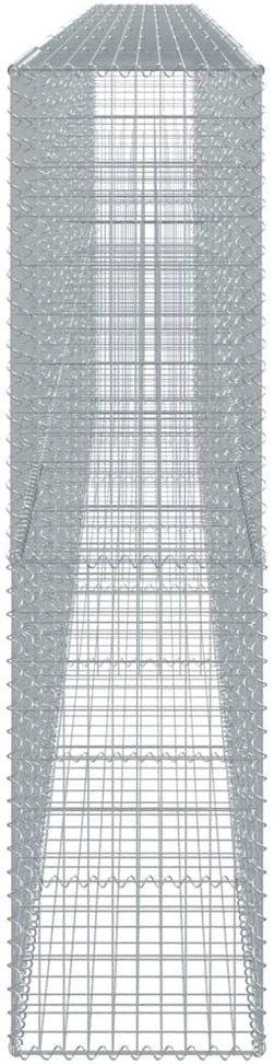 Gabiono krepšys su dangčiu, 800x50x200cm, galvanizuota geležis