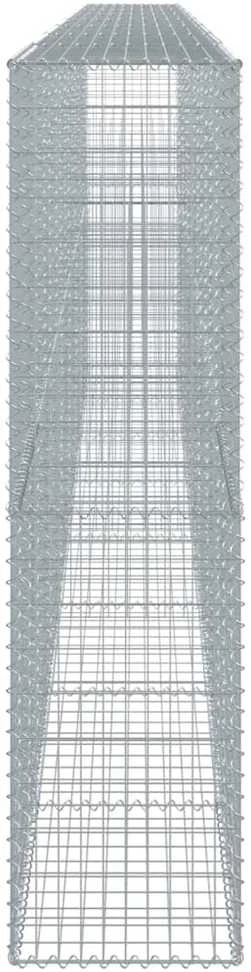 Gabiono krepšys su dangčiu, 800x50x200cm, galvanizuota geležis