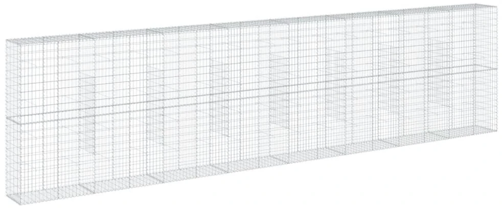 Gabiono krepšys su dangčiu, 800x50x200cm, galvanizuota geležis