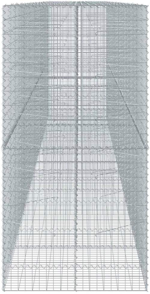 Gabiono krepšys su dangčiu, 850x100x200cm, galvanizuota geležis