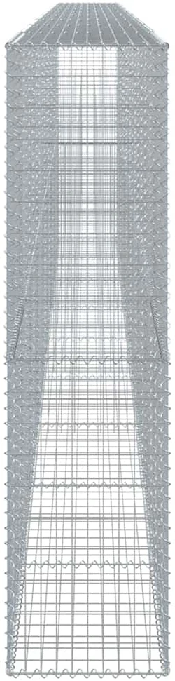 Gabiono krepšys su dangčiu, 900x50x200cm, galvanizuota geležis