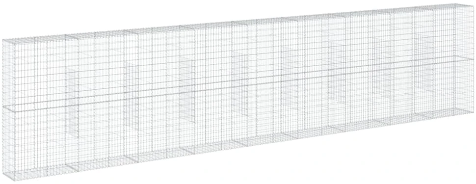 Gabiono krepšys su dangčiu, 900x50x200cm, galvanizuota geležis