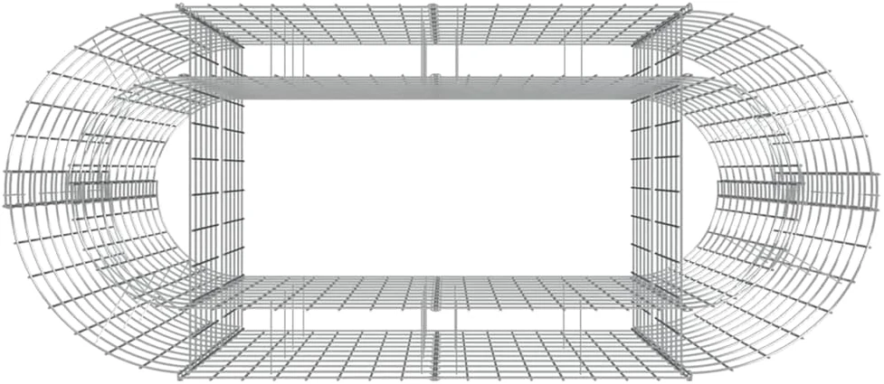 Gabiono lovelis, 120x50x100cm, galvanizuota geležis, aukštas