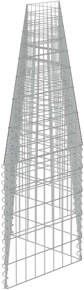 Gabiono siena, galvanizuotas plienas, 630x30x50cm