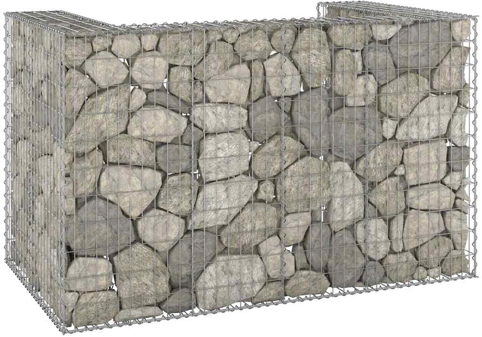 Gabiono siena konteineriams, 180x100x110cm, plienas