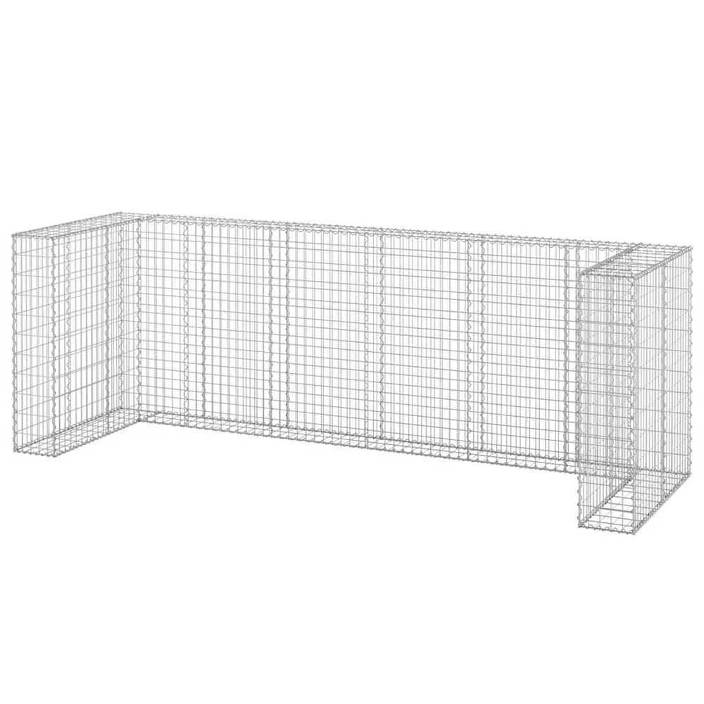 Gabiono siena konteineriams, 325x100x110cm, plienas
