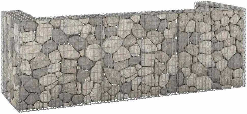 Gabiono siena konteineriams, 325x100x110cm, plienas