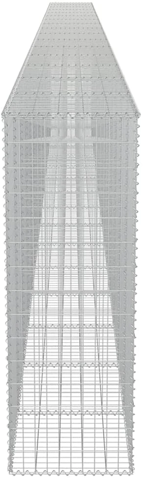 Gabiono siena su dang., galvanizuotas plienas, 900x50x150cm