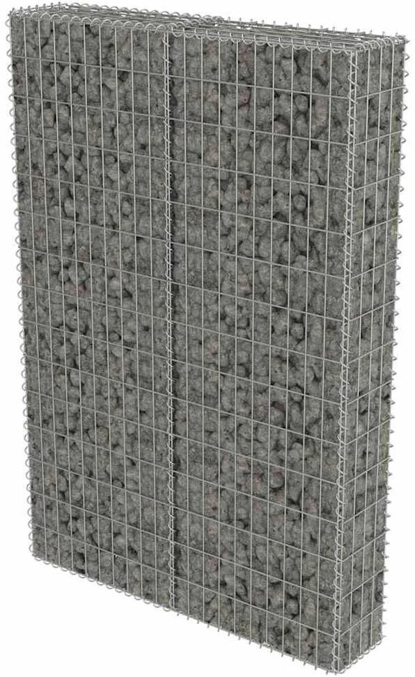 Gabiono siena su dang., galvanizuotas plienas, 100x20x150cm