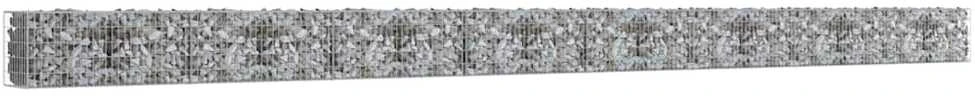 Gabiono siena su dang., galvanizuotas plienas, 900x50x50cm