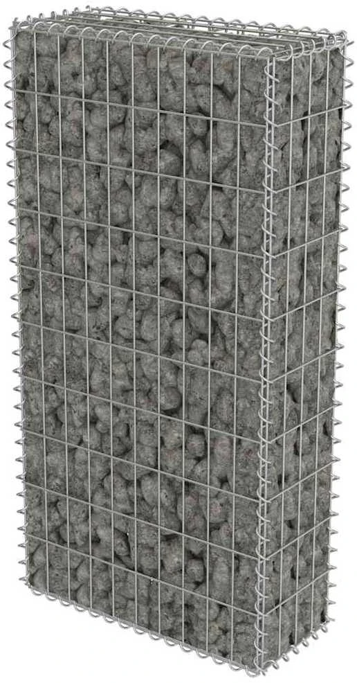 Gabiono siena su dang., galvanizuotas plienas, 50x20x100cm