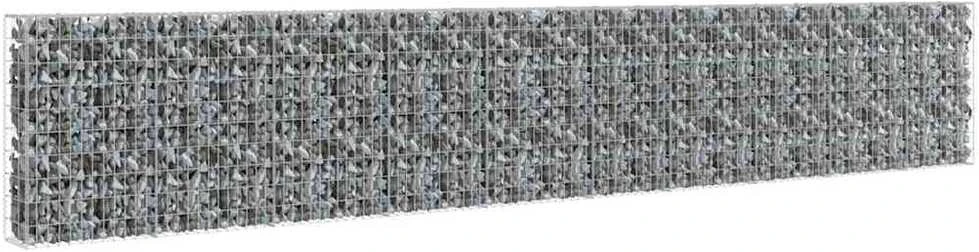 Gabiono siena su dang., galvanizuotas plienas, 600x30x100cm