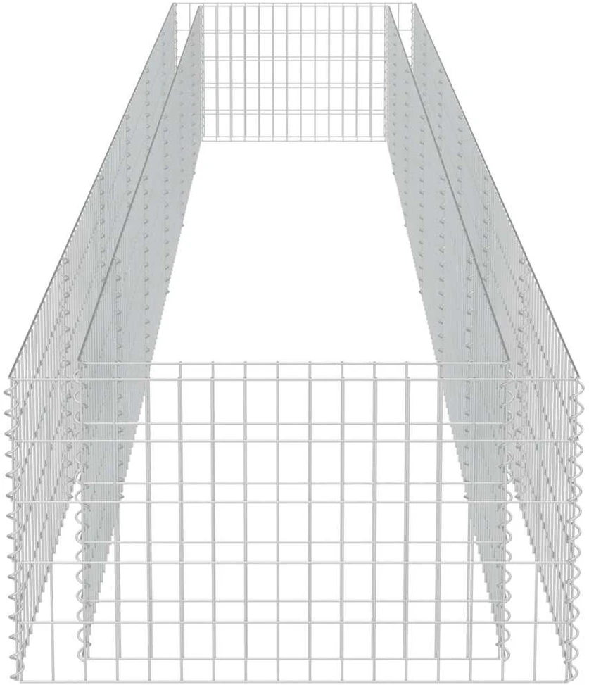 Gabiono vazonas, galvanizuotas plienas, 540x90x50cm, aukštas
