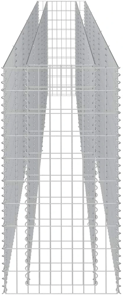 Gabiono vazonas, galvanizuotas plienas, 540x50x100cm, aukštas