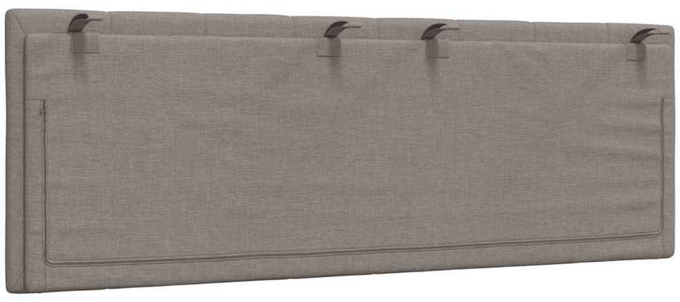 Galvūgalio pagalvėlė, Hanko, taupe spalvos, 120cm, audinys