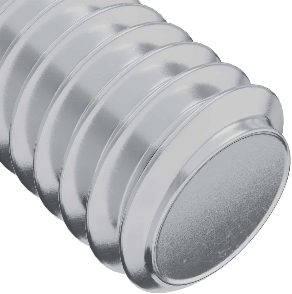 Galvos užrakto varžtas 12 vnt. Sidabro M6 x 35 mm Plienas