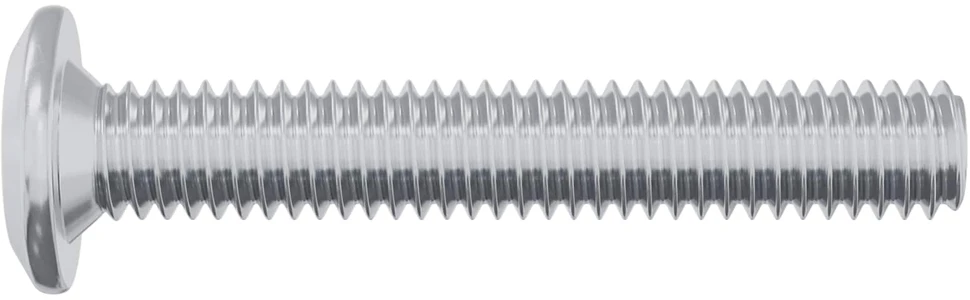 Galvos užrakto varžtas 12 vnt. Sidabro M6 x 35 mm Plienas