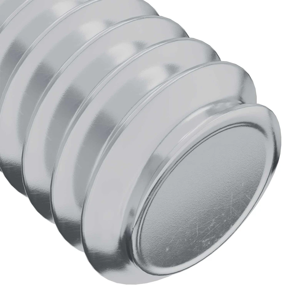 Galvos užrakto varžtas 2 vnt. Sidabro M6 x 15 mm Plienas