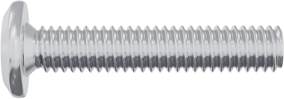 Galvos užrakto varžtas 2 vnt. Sidabro M6 x 30 mm Plienas