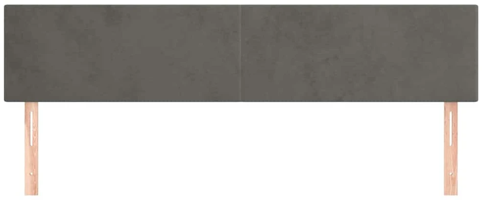 Galvūgalis, 2vnt.,tamsiai pilkos spalvos,100x5x78/88cm, aksomas