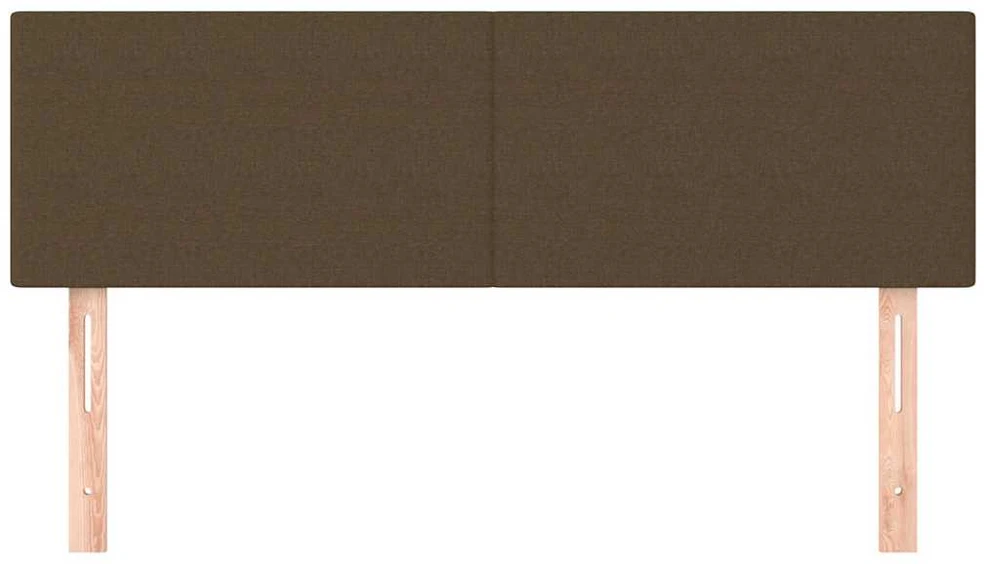 Galvūgaliai, 2vnt., tamsiai rudi, 72x5x78/88cm, audinys