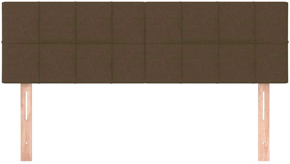 Galvūgaliai, 2vnt., tamsiai rudi, 72x5x78/88cm, audinys