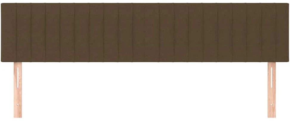 Galvūgalis, 2vnt., tamsiai rudos spalvos, 80x5x78/88cm, audinys