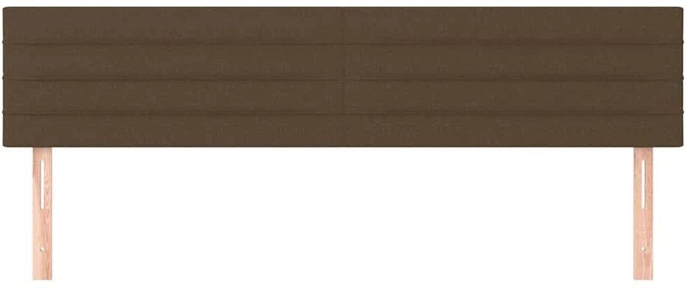 Galvūgalis, 2vnt., tamsiai rudos spalvos, 80x5x78/88cm, audinys