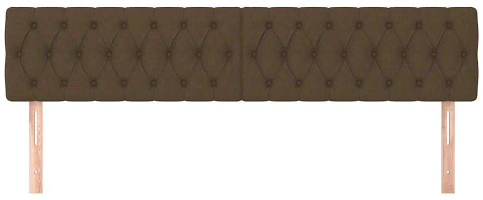Galvūgalis, 2vnt.,tamsiai rudos spalvos,90x7x78/88cm, audinys