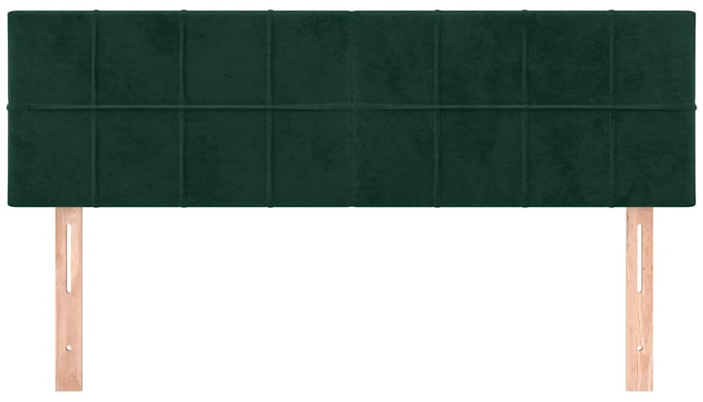 Galvūgaliai, 2vnt., tamsiai žali, 72x5x78/88cm, aksomas