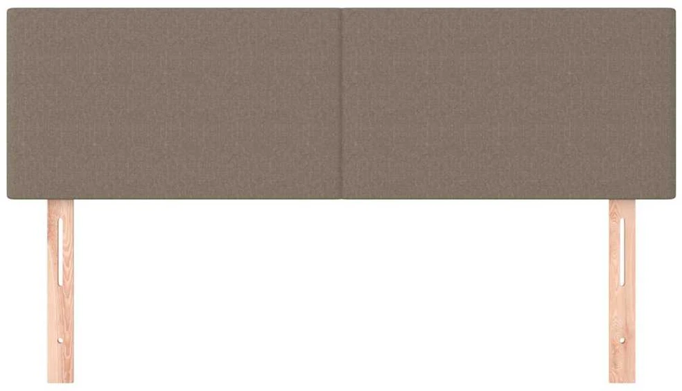 Galvūgaliai, 2vnt., taupe spalvos, 72x5x78/88cm, audinys