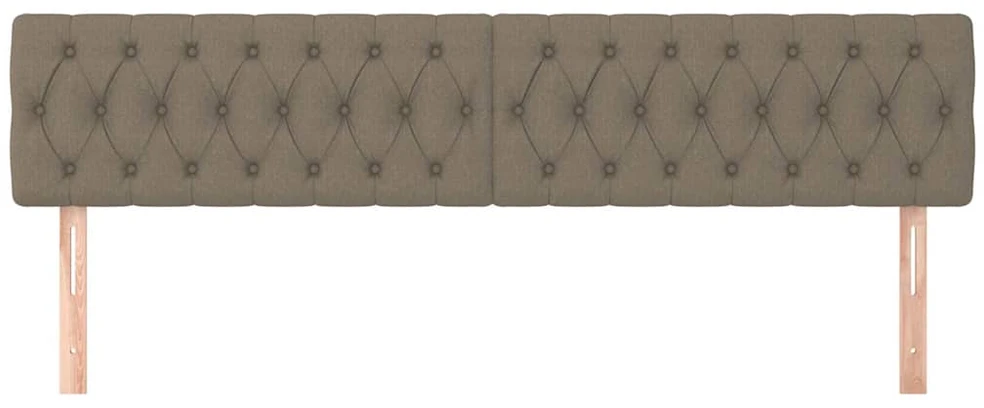 Galvūgaliai, 2vnt., taupe spalvos, 90x7x78/88cm, audinys