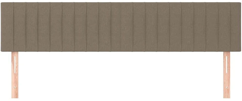 Galvūgaliai, 2vnt., taupe spalvos, 100x5x78/88cm, audinys
