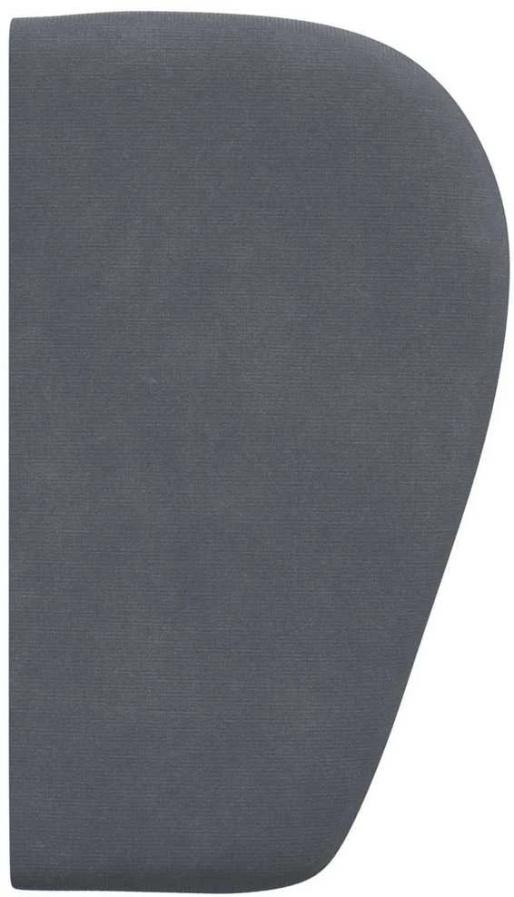 Galvūgalio ausis Blanki pilka 40 x 23 x 6 cm Aksomas