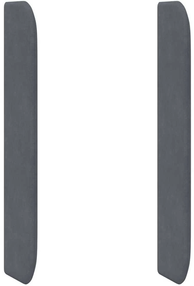 Galvūgalio ausis Pilka 80 x 16 x 4 cm Aksomas