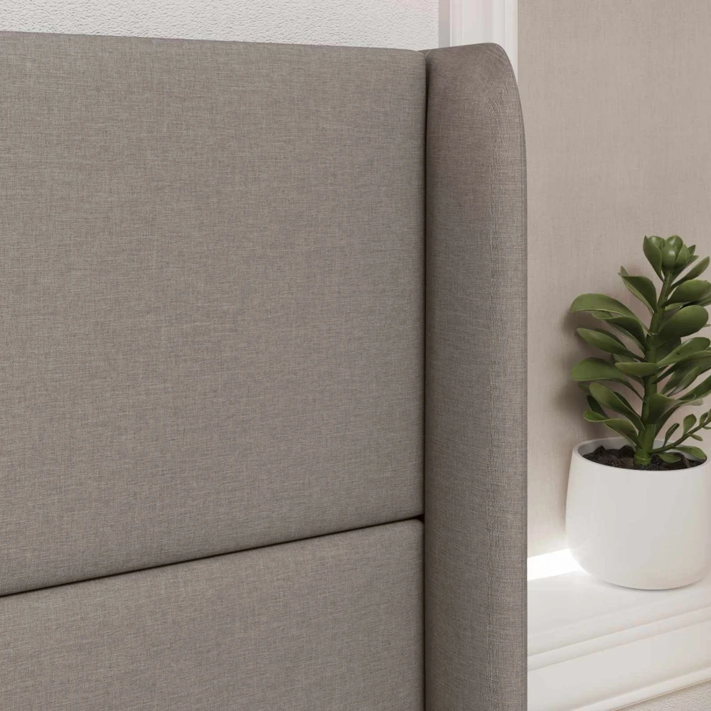 Galvūgalio ausis Taupe 80 x 16 x 4 cm audinys