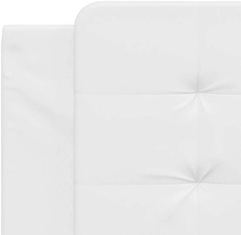 Galvūgalio pagalvėlė, baltos spalvos, 100 cm, dirbtinė oda
