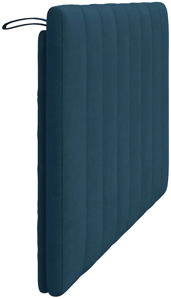 Galvūgalio pagalvėlė, mėlynos spalvos, 120cm, aksomas