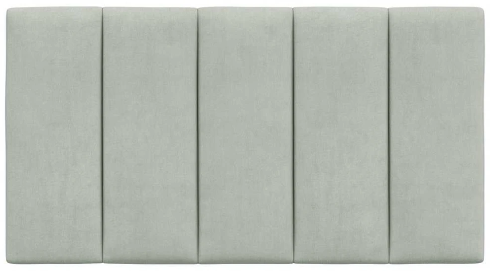 Galvūgalio pagalvėlė, šviesiai pilkos spalvos, 80cm, aksomas